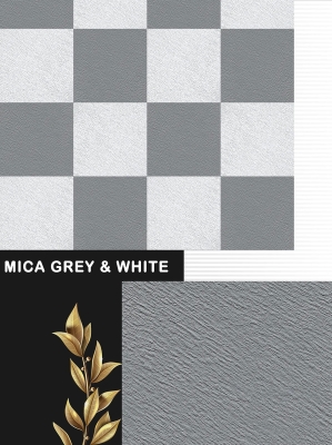 Mica Grey and White